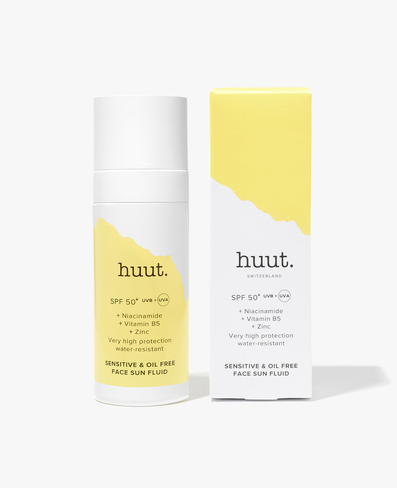 SENSITIVE AND OIL-FREE SUN FLUID SPF50+